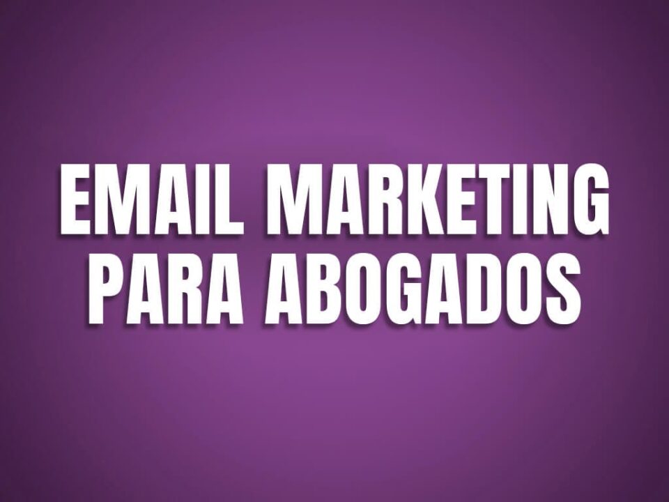 email marqueting para abogados
